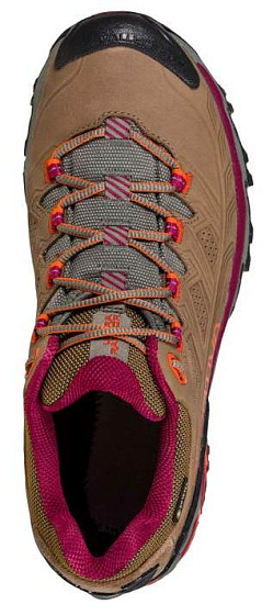 Кроссовки женские La Sportiva Ultra Raptor II Leather Wide Gtx Taupe/Red Plum - Фото 3 большая