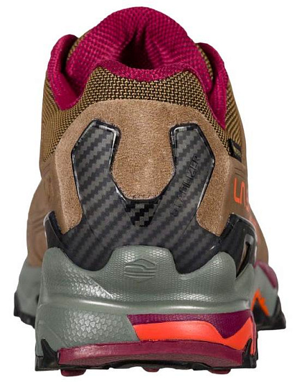 Кроссовки женские La Sportiva Ultra Raptor II Leather Wide Gtx Taupe/Red Plum - Фото 5 большая