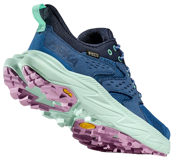 Кроссовки женские Hoka Anacapa 2 Low Gtx Синий/Голубой - Фото 2 большая