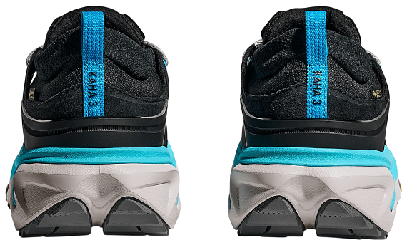 Кроссовки женские Hoka Kaha 3 Low Gtx Black/Cielo Blue - Фото 4 большая