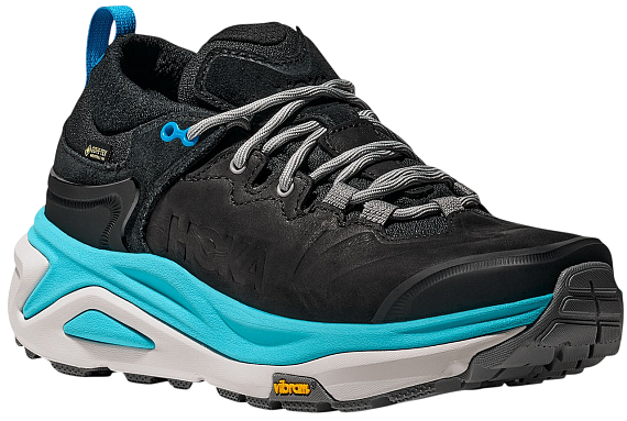 Кроссовки женские Hoka Kaha 3 Low Gtx Black/Cielo Blue - Фото 3 большая