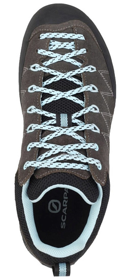 Ботинки женские Scarpa Crux Shark/Blue Radiance - Фото 2 большая