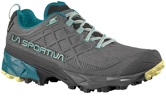 Кроссовки женские La Sportiva Akyra II Gtx Carbon/Juniper - Фото 7 большая