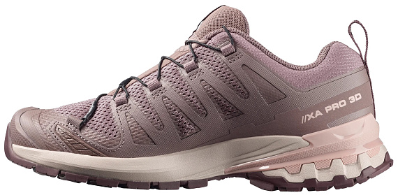 Кроссовки женские Salomon Xa Pro 3D V9 Iron/Shadow Gray/Huckleberry - Фото 3 большая