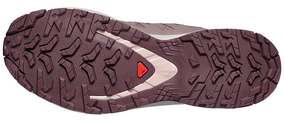 Кроссовки женские Salomon Xa Pro 3D V9 Iron/Shadow Gray/Huckleberry - Фото 7 большая