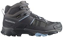 Кроссовки женские Salomon X Ultra 5 Mid Gtx Asphalt/Castlerock/Brunnera Blue