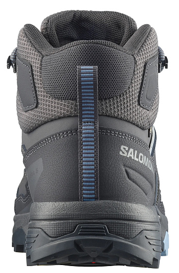 Кроссовки женские Salomon X Ultra 5 Mid Gtx Asphalt/Castlerock/Brunnera Blue - Фото 6 большая