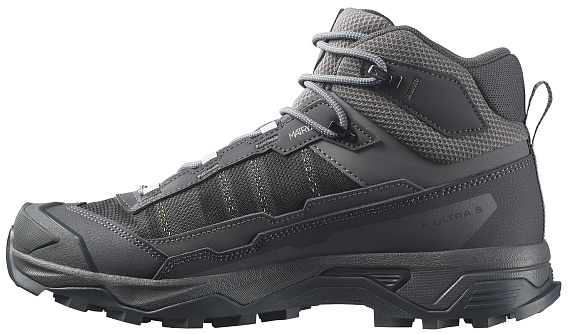 Кроссовки женские Salomon X Ultra 5 Mid Gtx Asphalt/Castlerock/Brunnera Blue - Фото 3 большая