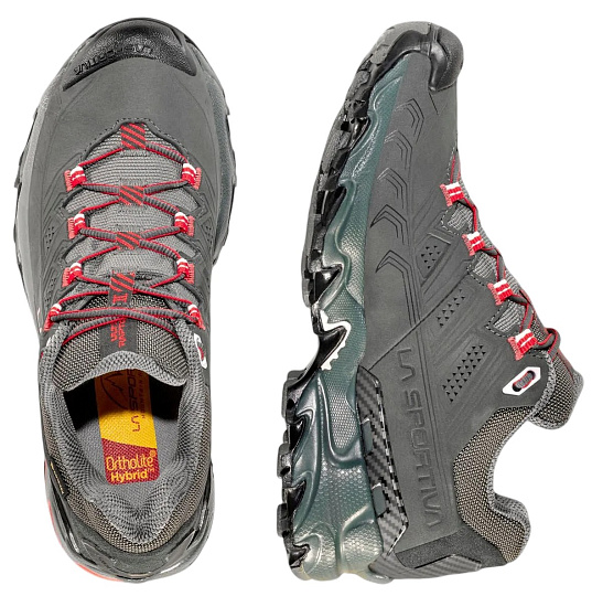 Кроссовки женские La Sportiva Ultra Raptor II Leather Gtx Charcoal/Lollipop - Фото 4 большая