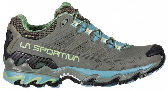 Кроссовки женские La Sportiva Ultra Raptor II Leather GTX Clay/Mist - Фото 1 большая