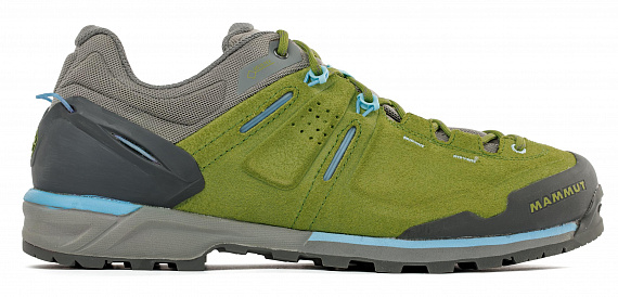 Ботинки женские Mammut Alnasca Low GTX Dark Sprout/Grey - Фото 1 большая