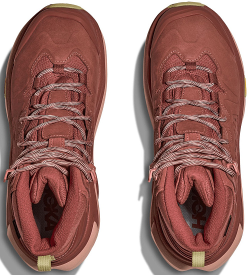 Кроссовки женские Hoka Kaha 3 Gtx Rouge/Rose Latte - Фото 4 большая