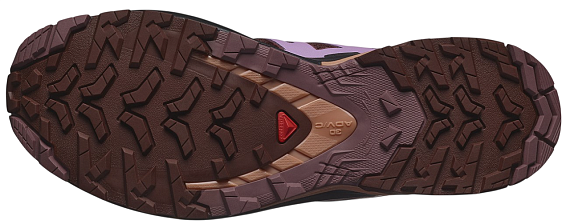 Кроссовки женские Salomon Xa Pro 3D V9 Rum Raisin/Orchid Bouquet/Canyon Clay - Фото 4 большая