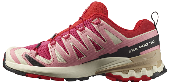 Кроссовки женские Salomon Xa Pro 3D V9 Rouge Red/Vanilla Ice/Fiery Red - Фото 3 большая