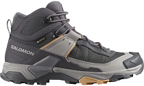 Кроссовки женские Salomon X Ultra 5 Mid Gtx Nine Iron/Gull/Soft Clay