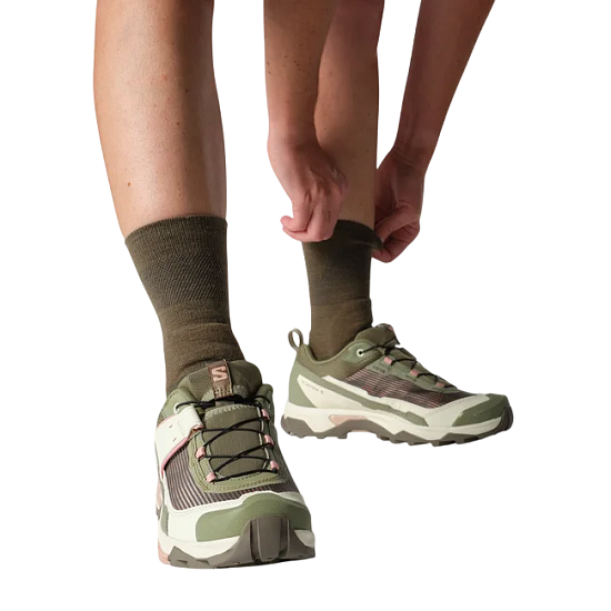 Кроссовки женские Salomon X Ultra 5 Aloe/Shortbread/Mahogany Rose - Фото 2 большая