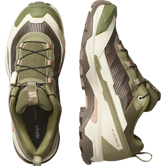 Кроссовки женские Salomon X Ultra 5 Aloe/Shortbread/Mahogany Rose - Фото 4 большая