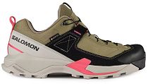 Кроссовки женские Salomon X Ultra Alpine Gtx Aloe/Nine Iron/Rouge Red