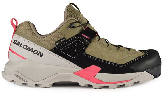 Кроссовки женские Salomon X Ultra Alpine Gtx Aloe/Nine Iron/Rouge Red - Фото 1 большая