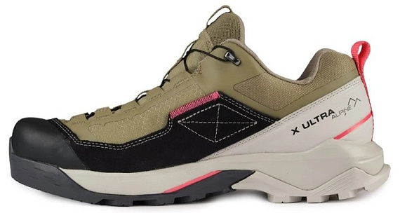 Кроссовки женские Salomon X Ultra Alpine Gtx Aloe/Nine Iron/Rouge Red - Фото 3 большая