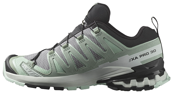 Кроссовки женские Salomon Xa Pro 3D V9 Gtx Quiet Shade/Lily Pad/Blue Haze - Фото 4 большая