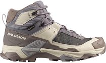 Кроссовки женские Salomon X Ultra 5 Mid Gtx Excalibur/Iron/Gull