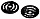 Запчасть для шлема CP Screw Support Ring Black (2 шт) - Фото 1 малая