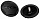 Запчасть для шлема CP Screwplates Black (2 шт) - Фото 1 малая