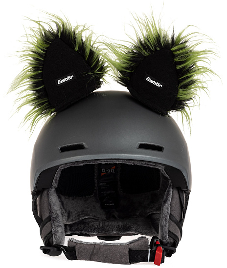 Украшение на шлем Eisbar Hairy Shark Sticker Red Eisbar Kekos Ears Spring/Schwarz - Фото 1 большая