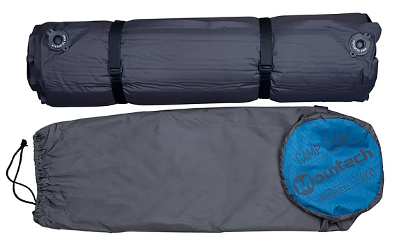 Самонадувающийся ковер Mountech Camping 7 LW Ensign blue - Фото 5 большая