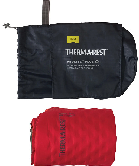 Коврик самонадувающийся Therm-a-Rest Prolite Plus L Cayenne - Фото 4 большая