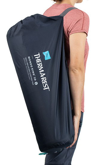 Коврик самонадувающийся Therm-a-Rest Mondoking 3D Large Blue - Фото 9 большая