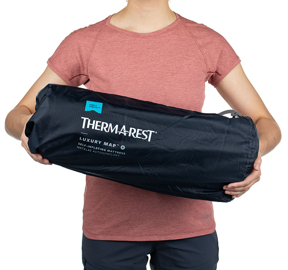 Коврик самонадувающийся Therm-a-Rest LuxuryMap Regular Poseidon - Фото 5 большая