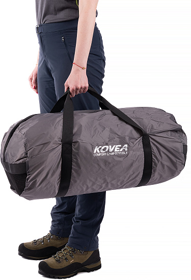 Коврик самонадувающийся Kovea Comfort Camp II Double Olive - Фото 4 большая