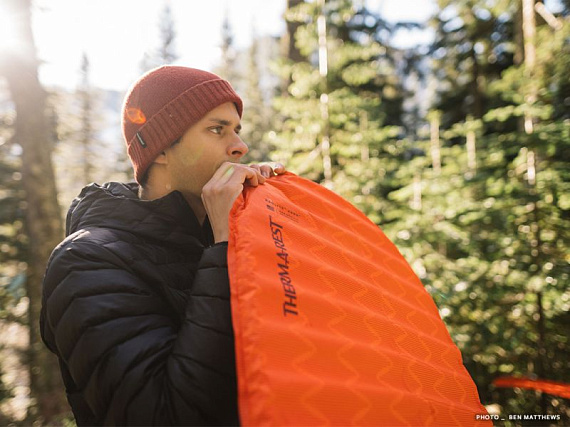 Коврик самонадувающийся Therm-a-Rest Prolite Apex Large Heat Wave - Фото 5 большая