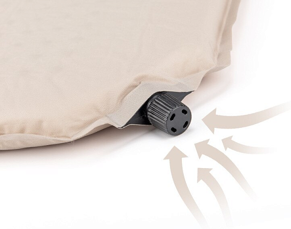 Коврик Naturehike Square Self-Inflatable Double Beige - Фото 3 большая