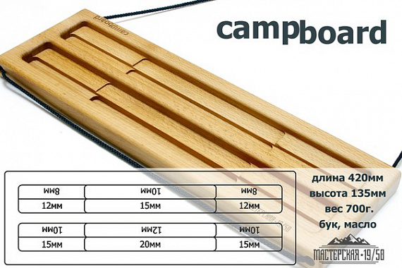 Портативный фингерборд Мастерская 19/50 Campboard - Фото 2 большая
