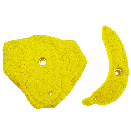 Зацепы скалолазные DNA Climbing Банановая республика набор 2 шт - Фото 1 большая