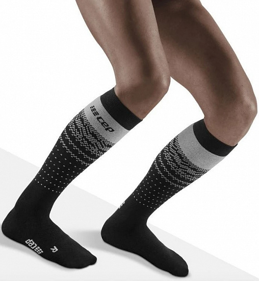 Носки мужские CEP C271M Ski Nordic Black/Grey - Фото 5 большая