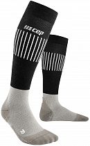 Носки женские CEP C233W Ski Ultralight Compression Tall Black/Grey