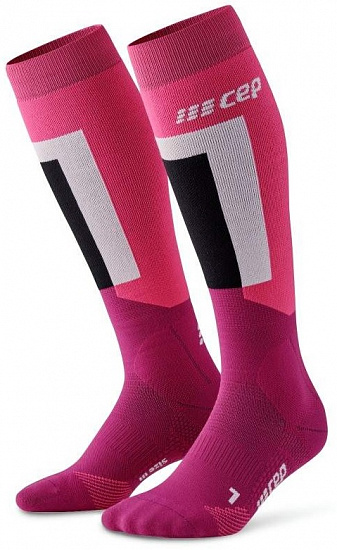 Носки женские CEP C214W Pink/Purple - Фото 1 большая