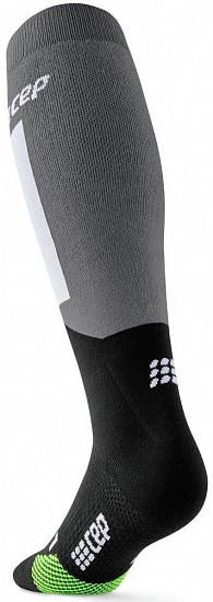 Носки женские CEP C214W Grey/Black - Фото 4 большая