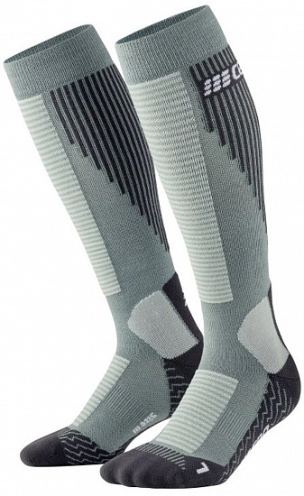 Носки мужские CEP C261M Touring Skiing Tall V2 Blue/Grey - Фото 1 большая