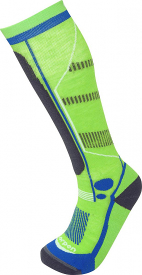 Носки детские Lorpen T3 Ski Light Green Lime - Фото 1 большая