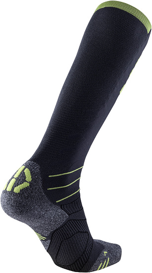 Носки мужские UYN Ski Evo Race Anthracite/Green Lime - Фото 2 большая