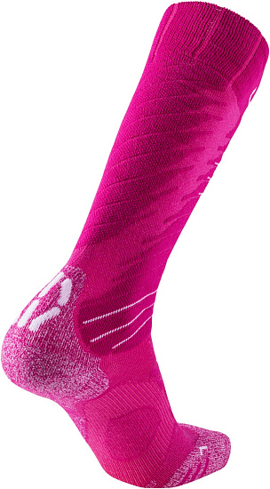 Носки женские UYN Ski Comfort Fit Pink/White - Фото 2 большая