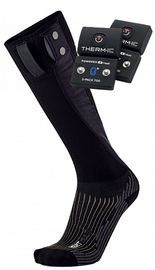 Комплект носки Therm-Ic Heat Uni+ S-Pack 700 B V2 - Фото 2 большая