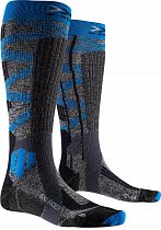 Носки X-Socks Ski Rider Silver 4.0 Stone Grey Melange/Turquoise