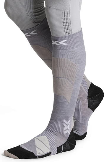 Носки X-Socks Ski Perform Merino Otc Seal Grey/Light Sand - Фото 3 большая