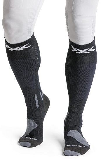 Носки X-Socks Ski Discover Merino Otc X Black/Grey - Фото 3 большая